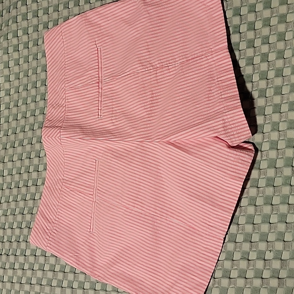 Lilly Pulitzer Pink Shorts Seersucker Cotton - Picture 3 of 5